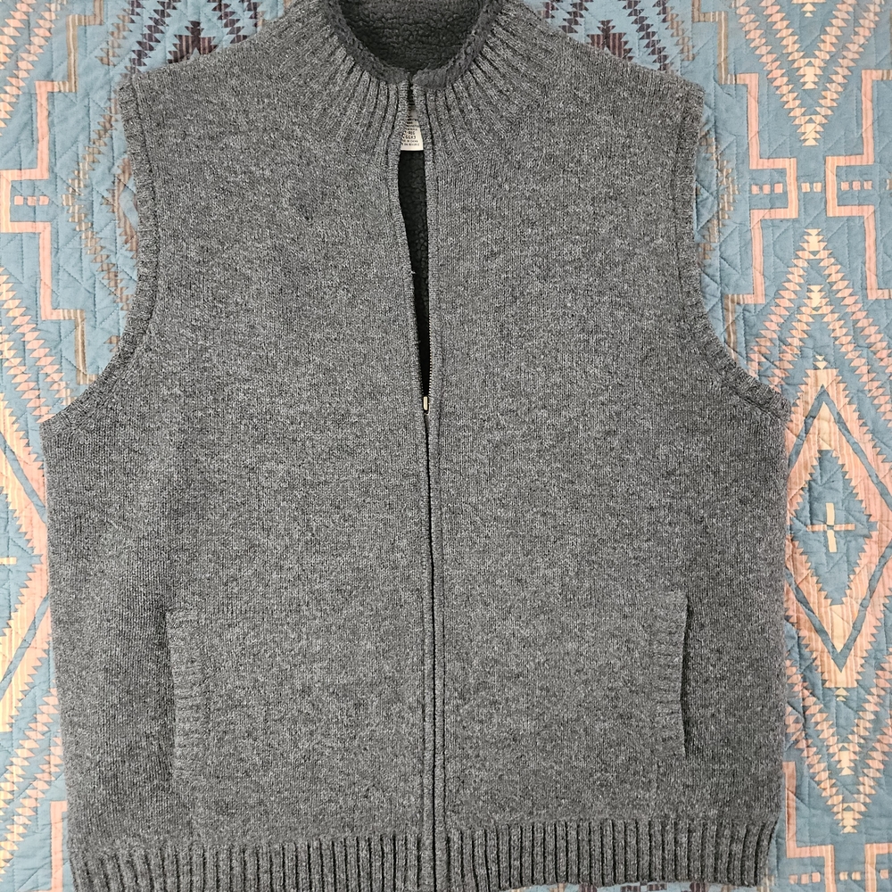 Men's L.L. Bean Lambs Wool Vest